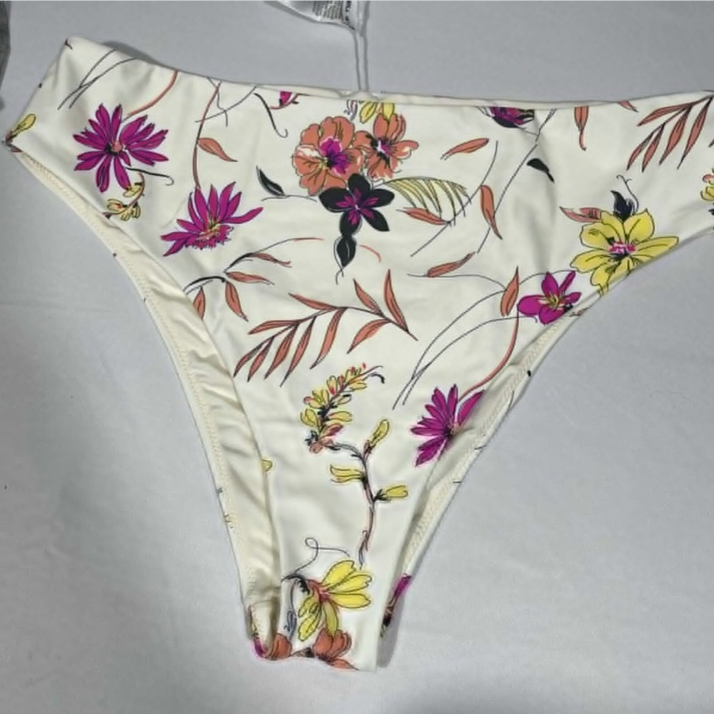 NWT O'Neill [ Large ] Rio Floral High Waist‎ Swim Bottoms - Picture 4 of 12